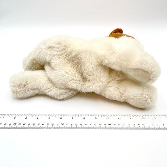 SKM Cat Plush Orange White Kitten Pink Nose Yellow Eyes Floppy Stuffed Vintage - Picture 6 of 9